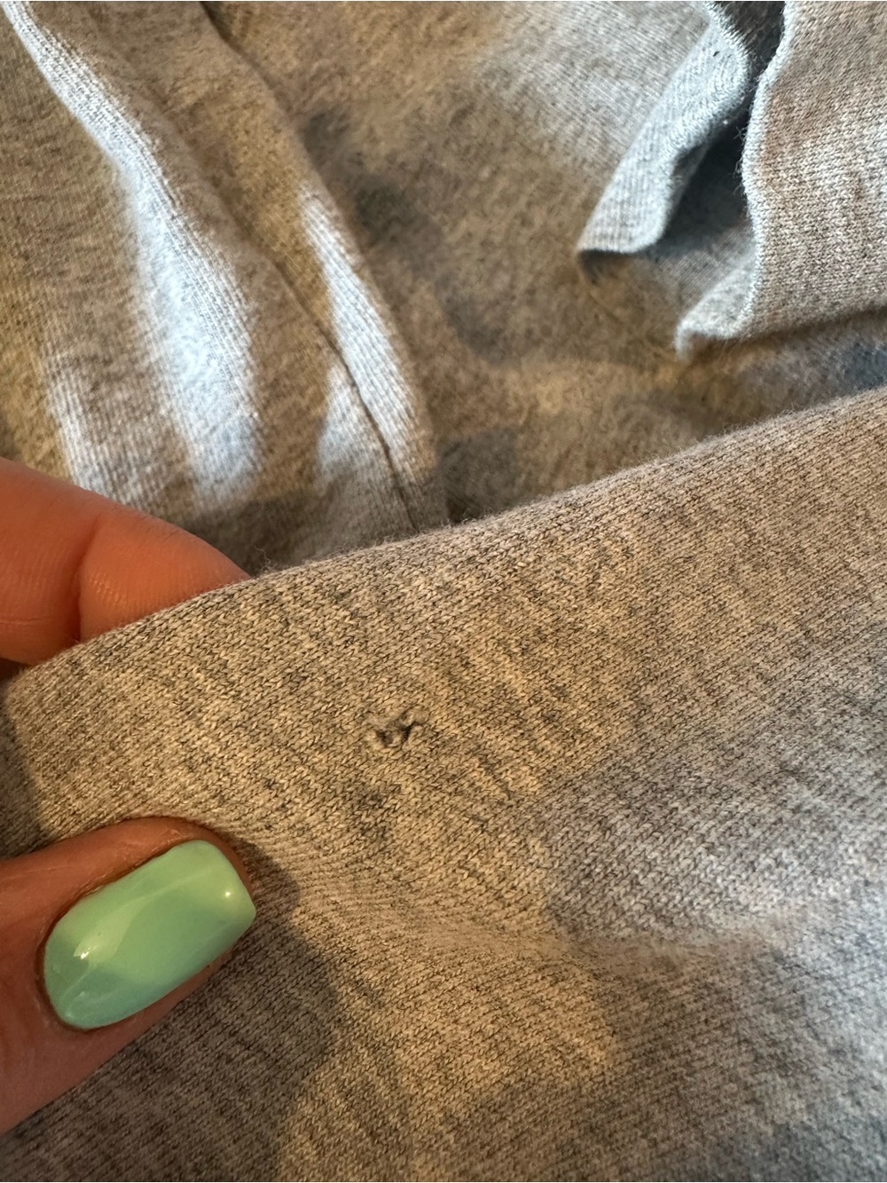 Sunday Best | Grey Cropped Polo Long Sleeve - Picture 6 of 6